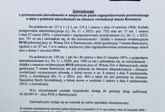 Działka Sprzedam warmińsko-mazurskie Bartoszyce Bartoszyce-1