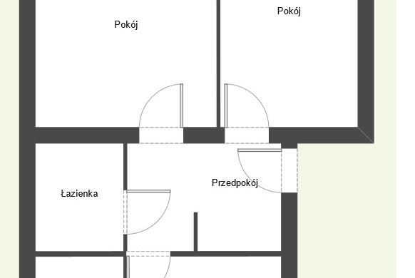 Mieszkanie na sprzedaż w Ruda Śląska Bykowina Potyki o powierzchni 48 mkw