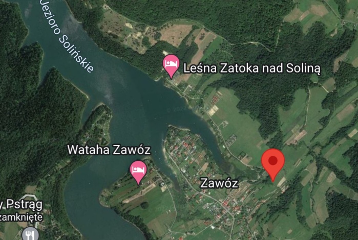 Działka na sprzedaż w Solina Zawóz  o powierzchni 1845 mkw