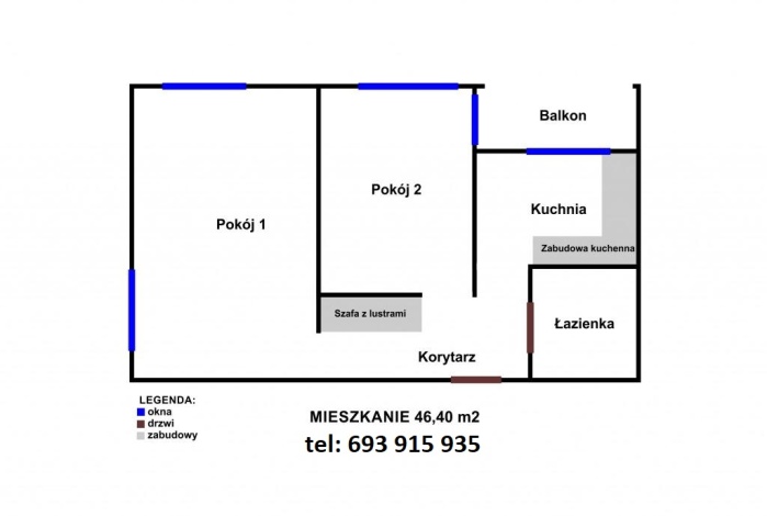 Mieszkanie na sprzedaż w Chorzów  Filarowa o powierzchni 47 mkw