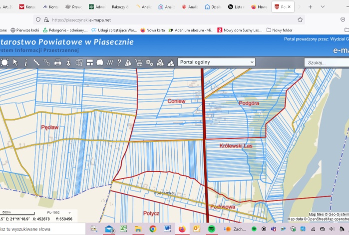 Działka na sprzedaż w Góra Kalwaria   o powierzchni 9932 mkw