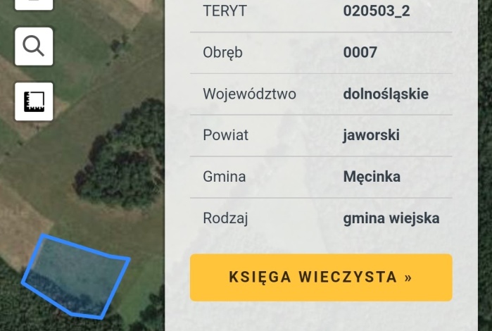 Działka na sprzedaż w Męcinka Myślinów  o powierzchni 27600 mkw