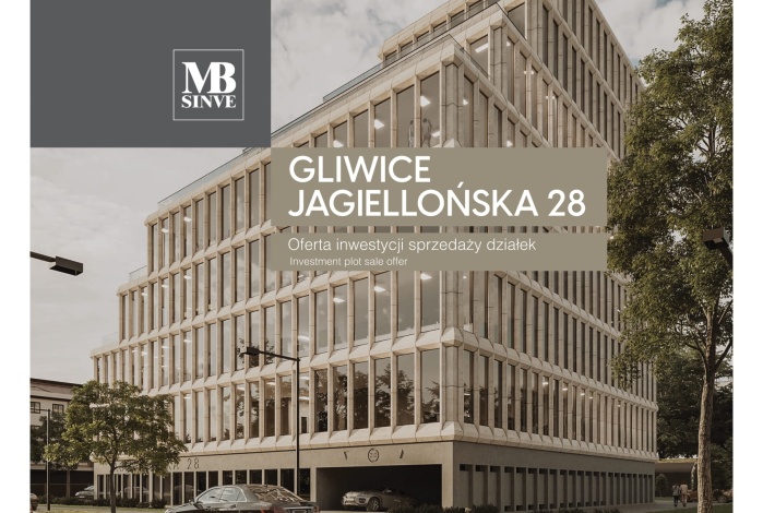 Działka na sprzedaż w Gliwice  Jagiellońska o powierzchni 1812 mkw