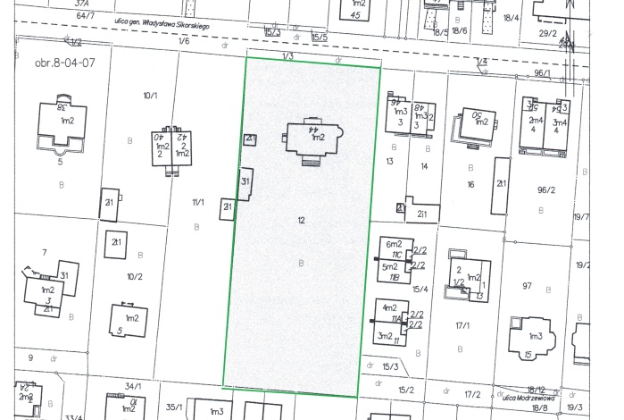 Działka na sprzedaż w Warszawa Wesoła Sikorskiego o powierzchni 5301 mkw