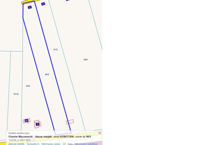 Działka na sprzedaż w Ożarów Mazowiecki  Żytnia Konotopa o powierzchni 9040 mkw