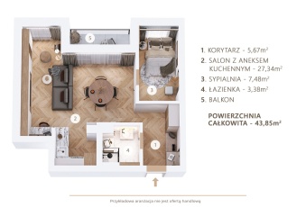 Mieszkanie na sprzedaż Luboń  827776