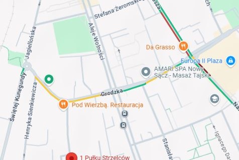 Działka na sprzedaż w Nowy Sącz Grodzkie Pułku Strzelców Podhalańskich o powierzchni 1572 mkw