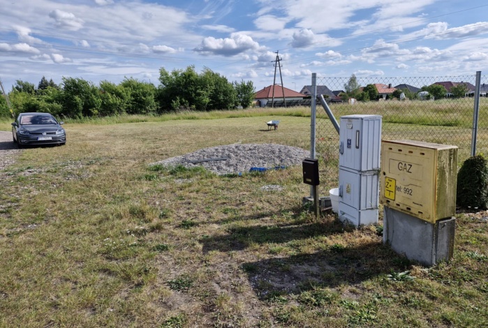 Działka na sprzedaż w Gorzów Wielkopolski Siedlice Strażacka o powierzchni 1041 mkw