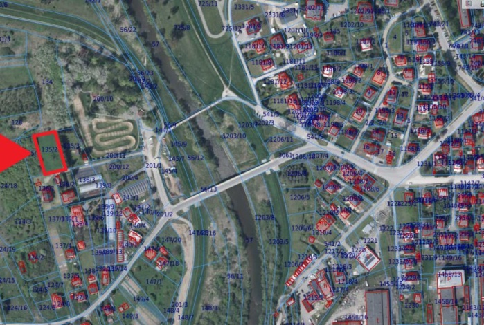 Działka na sprzedaż w Jasło Gądki  o powierzchni 1368 mkw