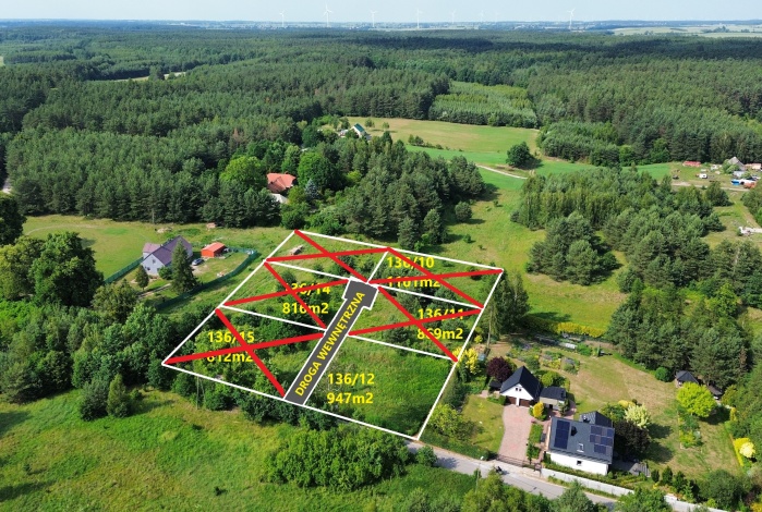 Działka na sprzedaż w Prabuty  Laskowice o powierzchni 812 mkw