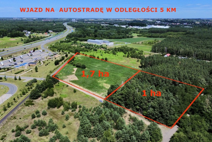 Działka na sprzedaż w Lubicz   o powierzchni 17000 mkw