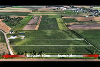 Działka Sprzedam podlaskie Brańsk Brańsk-1