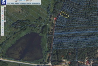 Działka sprzedaż Pniewy Kocerany Leśna 1020 mkw Działka Sprzedam mazowieckie Pniewy Kocerany-1