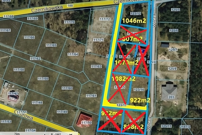 Działka na sprzedaż w Obrowo Sąsieczno Czernikowska o powierzchni 807 mkw