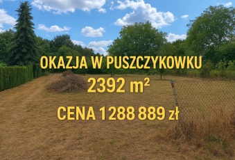 Działka na sprzedaż Puszczykowo  832611