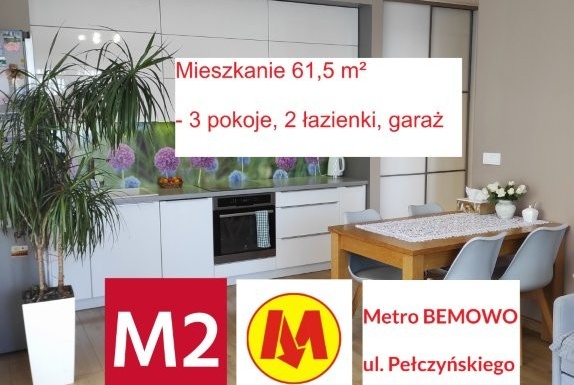 Mieszkanie na sprzedaż w Warszawa Bemowo Generała Tadeusza Pełczyńskiego 14 o powierzchni 61 mkw