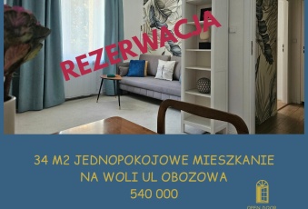 Mieszkanie na sprzedaż Warszawa  834000