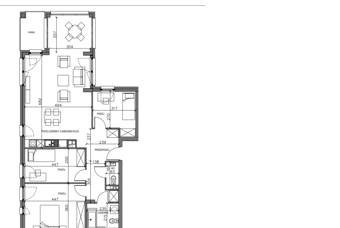 Mieszkanie na sprzedaż w Pruszków Pruszków Pawia o powierzchni 96 mkw