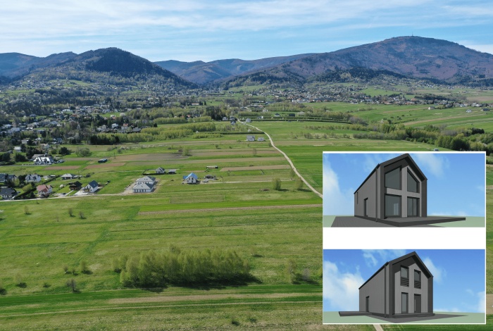 Działka na sprzedaż w Lipowa Leśna Promienna o powierzchni 909 mkw