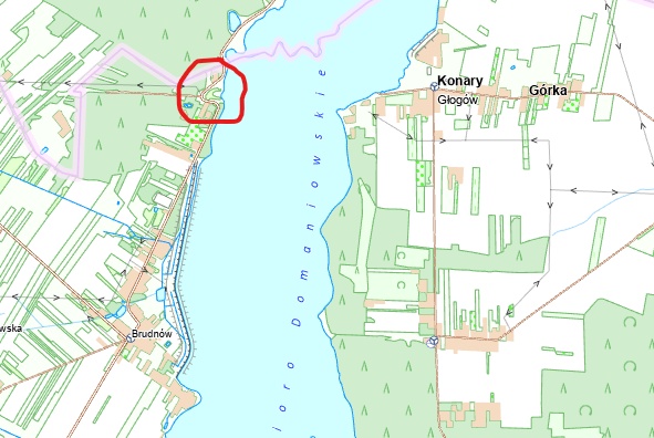 Działka na sprzedaż w Wieniawa Brudnów obok nr Brudnów 92 o powierzchni 2189 mkw