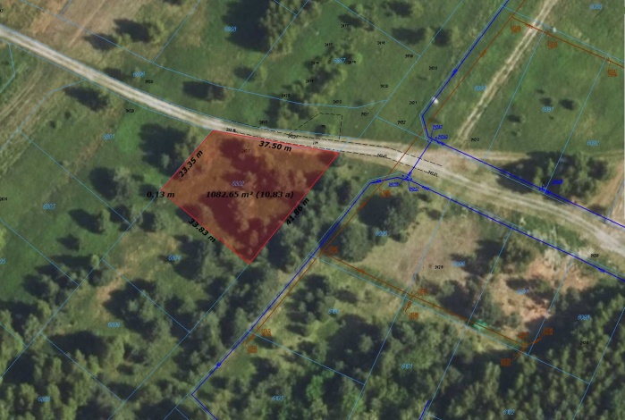 Działka na sprzedaż w Sokołów Małopolski  zaciszna o powierzchni 1073 mkw