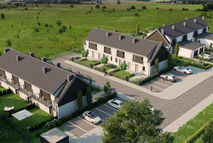 Mieszkanie na sprzedaż w Barczewo  Łęgajny / Chabrowa o powierzchni 77 mkw