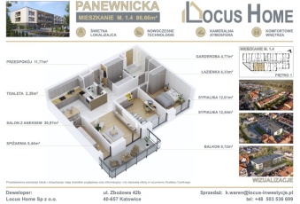 Mieszkanie na sprzedaż Katowice  834769