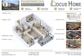 Mieszkanie na sprzedaż Katowice  834767