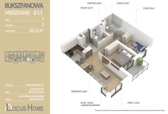 Mieszkanie sprzedaż Katowice Piotrowice Bukszpanowa 65 mkw Mieszkanie Sprzedam śląskie Katowice Piotrowice-1