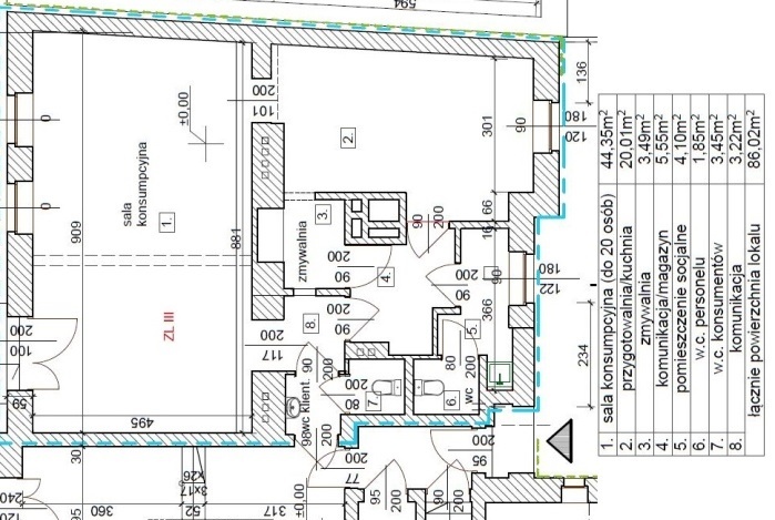 Komercja na wynajem w Katowice  Jagiellońska 21/1 o powierzchni 86 mkw