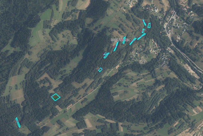 Działka na sprzedaż w Raba Wyżna Raba Wyżna  o powierzchni 10788 mkw
