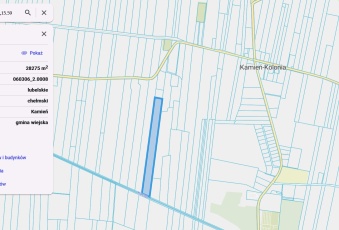 Działka Sprzedam lubelskie Kamień Kamień-Kolonia-2