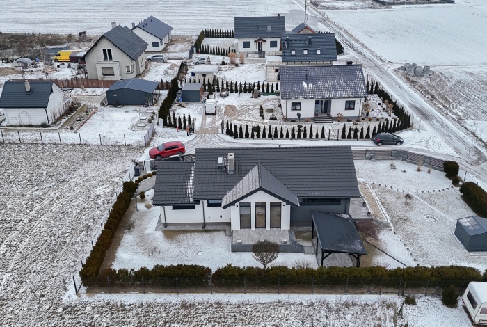 Dom na sprzedaż w Kiszkowo Sroczyn Osiedle Słoneczne o powierzchni 106 mkw