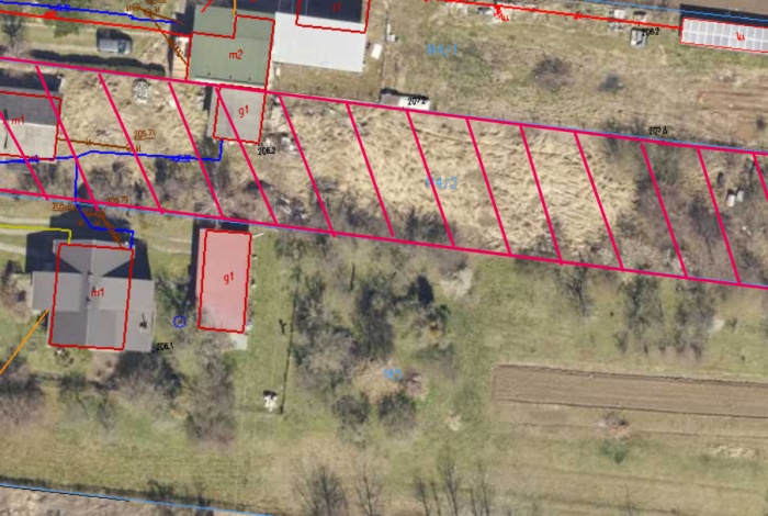 Działka na sprzedaż w Krasnystaw Zastawie  o powierzchni 2337 mkw