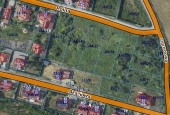 Działka sprzedaż Czernica Dobrzykowice Polna 1250 mkw Działka Sprzedam dolnośląskie Czernica Dobrzykowice-1