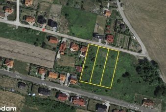 Działka sprzedaż Czernica Dobrzykowice Polna 1250 mkw Działka Sprzedam dolnośląskie Czernica Dobrzykowice-2