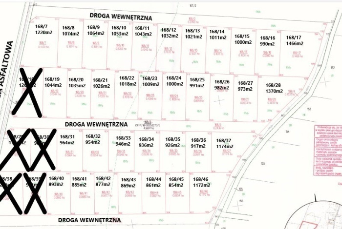 Działka na sprzedaż w Wiśniewo Wiśniewo  o powierzchni 854 mkw