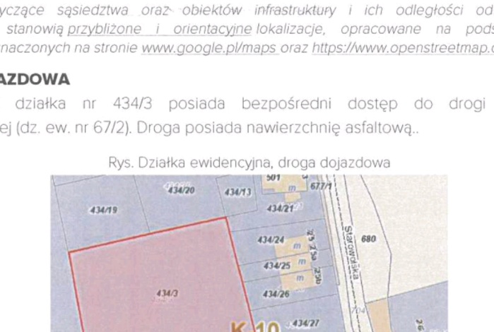 Działka na sprzedaż w Kraków Krowodrza Starwolska  o powierzchni 2800 mkw