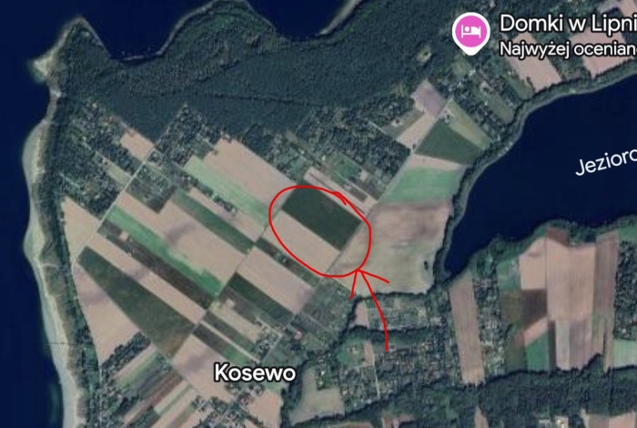 Działka na sprzedaż w Powidz Powidz Kosewo o powierzchni 800 mkw