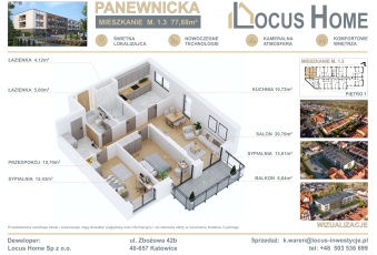 Mieszkanie na sprzedaż Katowice  834960