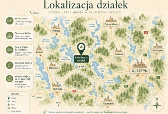 Działka Sprzedam warmińsko-mazurskie Łukta Komorowo-1