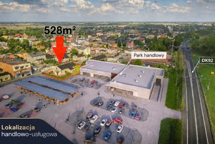 Działka na sprzedaż w Kłodawa  Poznańska o powierzchni 528 mkw