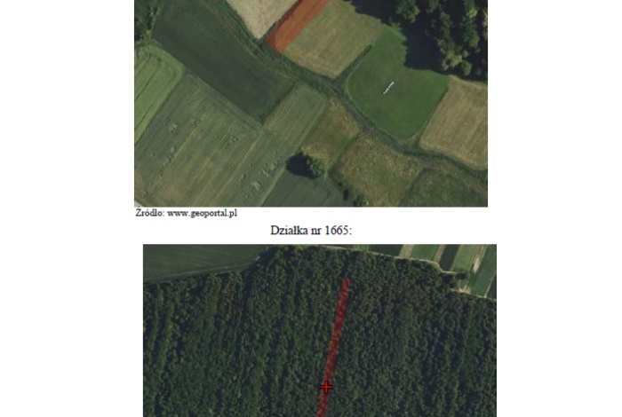 Działka na sprzedaż w Rachanie Siemierz  o powierzchni 1427 mkw
