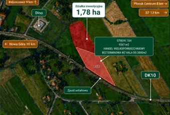 Działka na wynajem Dzierzążnia  837019