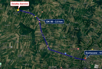 Działka Wynajmę mazowieckie Rybno Sarnów-1