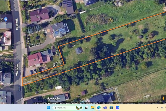 Działka na sprzedaż w Sosnowiec Porąbka Wiejska o powierzchni 3517 mkw