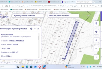 Działka wynajem Chełmek Paprotnik 4442 mkw Działka Wynajmę małopolskie Chełmek -2