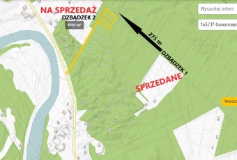 Działka sprzedaż Goworowo Dzbądzek 900 mkw Działka Sprzedam mazowieckie Goworowo Dzbądzek-3