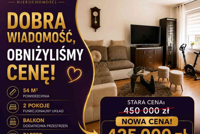 Mieszkanie na sprzedaż w Choszczno  Jarzębinowa o powierzchni 54 mkw