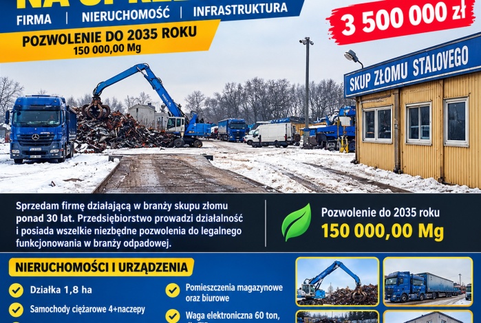 Komercja na sprzedaż w Wola Krzysztoporska Wola Krzysztoporska  o powierzchni 18000 mkw